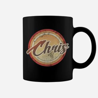 Graphic 365 Name Chris Vintage Funny Personalized Gift Coffee Mug | Crazezy UK