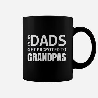 Great Dads Get Promoted To Grandpas Baby Announcement Gift Coffee Mug | Crazezy UK