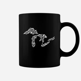 Great Lakes Names Cool Michigan Coffee Mug - Thegiftio UK