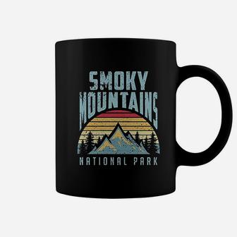 Great Smoky Mountains National Park Tennessee Retro Coffee Mug | Crazezy CA