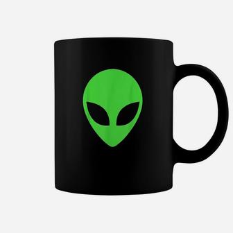 Green Alien Head 90S Style Funny Alien Coffee Mug | Crazezy DE