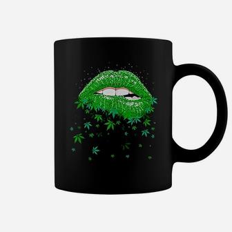 Green Lips Coffee Mug | Crazezy DE