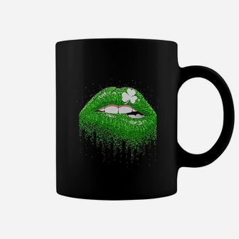 Green Lips Coffee Mug | Crazezy UK
