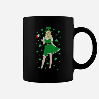 Green Saint Patricks Day St Pattys Irish Shamrock Leprechaun Coffee Mug - Monsterry