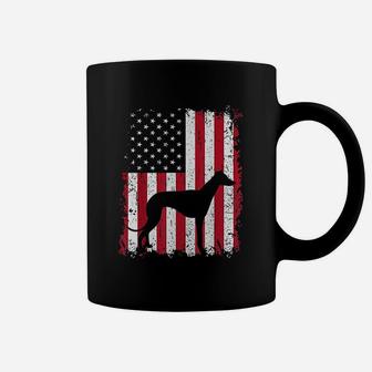 Greyhound American Usa Flag Coffee Mug | Crazezy DE