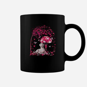 Greyhound Tree Valentines Day Coffee Mug - Monsterry