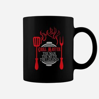 Grill Master The Man The Myth The Legend Chef Coffee Mug | Crazezy