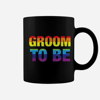 Groom To Be Lgbt Gay Pride Engagement Party Coffee Mug - Monsterry UK