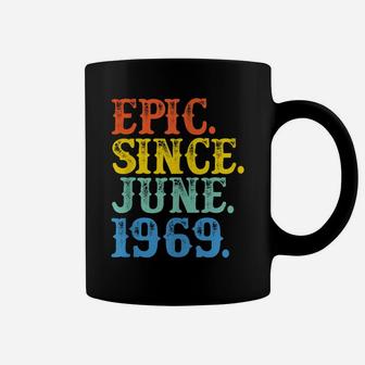 Grunge Epic Since June 1969 Birthday 50 Years Legend Gifts Coffee Mug | Crazezy
