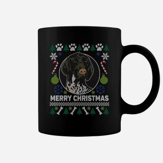 Gsp German Shorthaired Pointer Merry Christmas Ugly Xmas Dog Coffee Mug | Crazezy UK