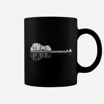 Guitar Lake Shadow Coffee Mug | Crazezy DE