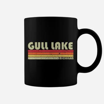 Gull Lake Michigan Funny Fishing Camping Summer Gift Coffee Mug | Crazezy CA