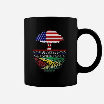 Guyanese Roots American Grown Us Guyana Caribbean African Coffee Mug - Thegiftio UK