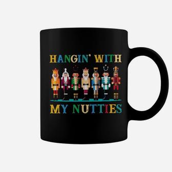 Hanging Out With My Nutties Coffee Mug - Monsterry