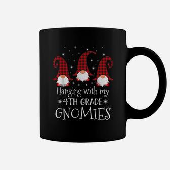 Hanging With My 4Th Grade Gnomies - Teacher Christmas Gnome Coffee Mug | Crazezy