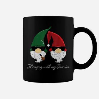 Hanging With My Gnomies Funny Gnome Lovers Gift Tee Coffee Mug | Crazezy