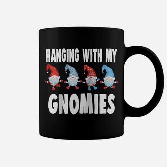 Hanging With My Gnomies Gnome Friend Christmas Lovers Raglan Baseball Tee Coffee Mug | Crazezy UK