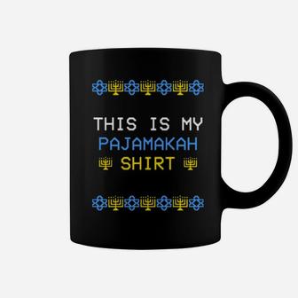 Hanukkah Pajamas This Is My Pajamakah Chanukah Pajama Coffee Mug - Monsterry AU