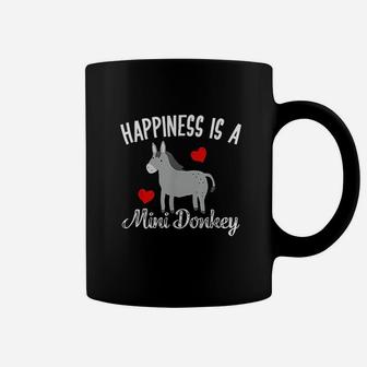 Happiness Is A Mini Donkey Coffee Mug - Thegiftio UK