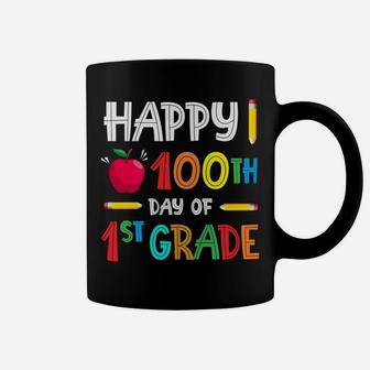 Happy 100Th Day Of 1St Grade Teacher Student Or Child Kids Coffee Mug | Crazezy