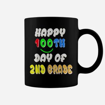 Happy 100Th Day Of 2Nd Grade Tshirt For Teacher, Child Coffee Mug | Crazezy DE