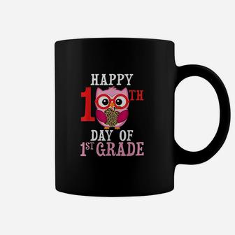 Happy 100Th Day Of First Grade Owl Cute Teacher Student Girl Coffee Mug | Crazezy DE