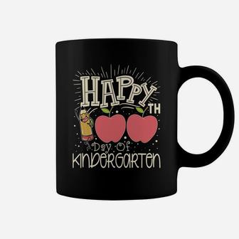 Happy 100Th Day Of Kindergarten Teacher Gifts Teacher Child Coffee Mug | Crazezy