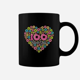 Happy 100th Day Of School Donuts 100 Sweet Days Teacher Kids Coffee Mug - Seseable