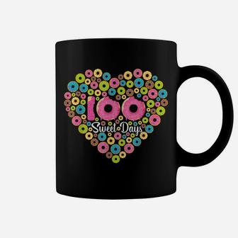 Happy 100Th Day Of School Donuts 100 Sweet Days Teacher Kids Coffee Mug | Crazezy