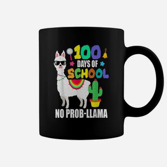 Happy 100Th Day Of School Llama Funny Teacher Student Kids Coffee Mug | Crazezy