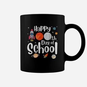 Happy 100th Day Of School Space Funny Teacher Student Kids Coffee Mug - Seseable