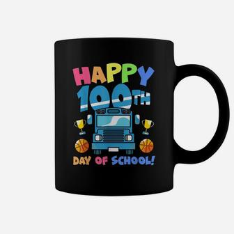 Happy 100Th Day Of School Truck Boys Kids 100 Days Of School Coffee Mug | Crazezy