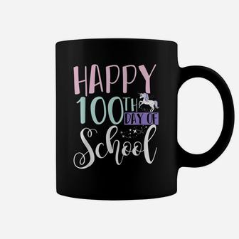 Happy 100Th Day Of School Unicorn 100 Days Of School Coffee Mug | Crazezy