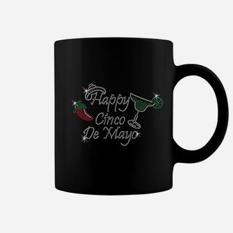 Happy Cinco De Mayo Rhinestone Party Coffee Mug | Crazezy CA