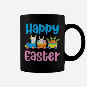 Happy Easter Bunny Rabbit Egg Hunting Train Lover Coffee Mug | Crazezy