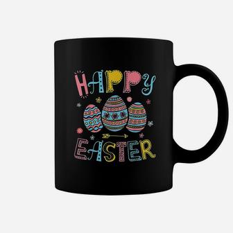Happy Easter Colorful Egg Hunting Funny Gift Coffee Mug - Seseable