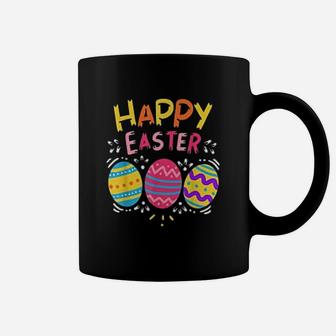 Happy Easter Day Colorful Egg Coffee Mug - Thegiftio
