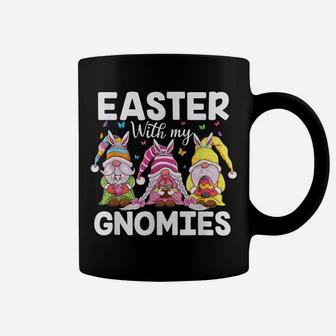 Happy Easter Gnomes With Bunny Ears Egg Hunting Easter Gnome Coffee Mug | Crazezy CA