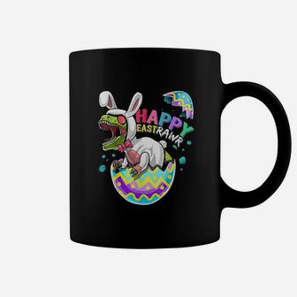 Happy Eastrawr Dinosaur Easter Bunny Egg Coffee Mug | Crazezy DE