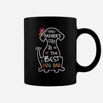 Happy Father's Day To The Best Dog Dad Lover Father's Day Coffee Mug | Crazezy AU