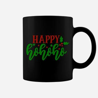 Happy Ho Ho Ho Funny Christmas Holidays X-Mas Design Coffee Mug | Crazezy