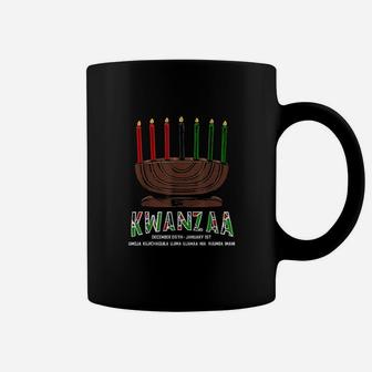 Happy Kwanzaa Kinara Candles Coffee Mug - Thegiftio