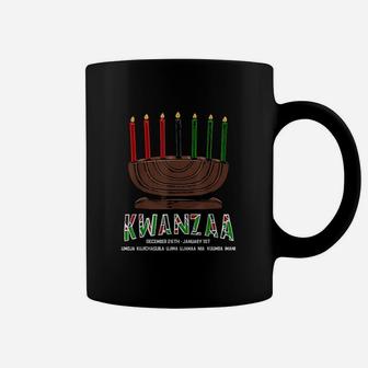 Happy Kwanzaa Kinara Candles Coffee Mug - Thegiftio