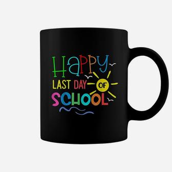 Happy Last Day Of School Teacher Student Graduation Coffee Mug | Crazezy CA