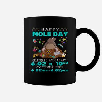 Happy Mole Day October 23Rd Funny Chemistry Science Coffee Mug | Crazezy