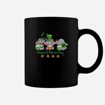 Happy St Patrick's Day Elephant Irish Coffee Mug - Monsterry AU
