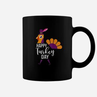 Happy Turkey Day Funny Thanksgiving Holiday Gift Coffee Mug | Crazezy DE