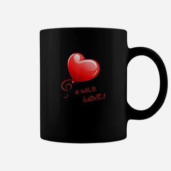 Happy Valentines Day A Wild Love Coffee Mug - Monsterry DE