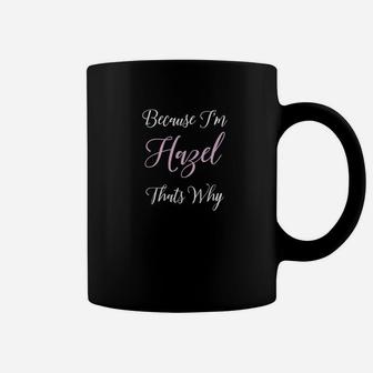 Hazel Name Personalized Women Cute Pink Girl Gift Coffee Mug - Thegiftio UK