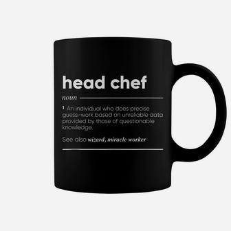 Head Chef Definition Funny Noun Coffee Mug | Crazezy
